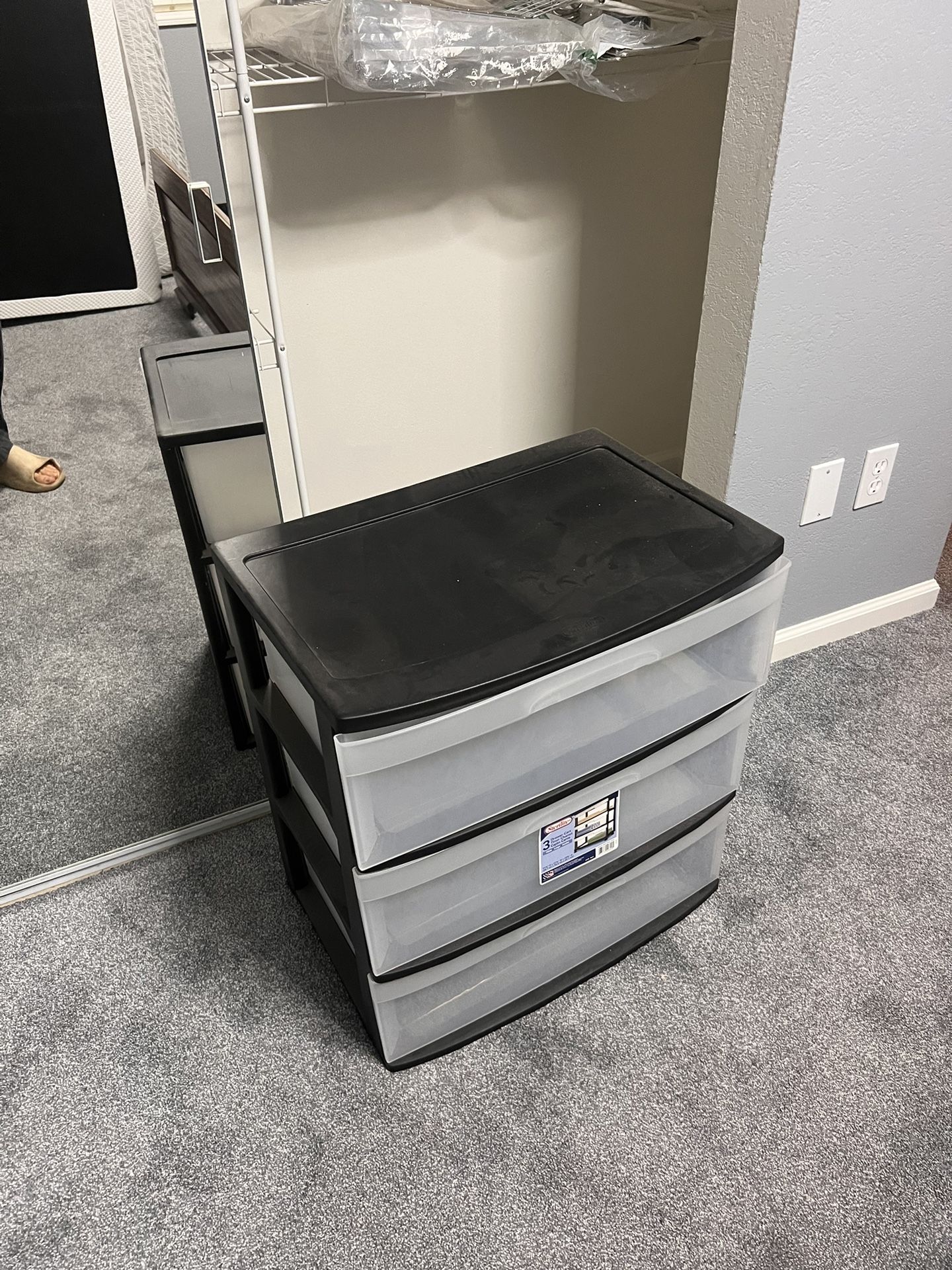 Sterilite 3-Drawer Plastic Storage Unit – $20