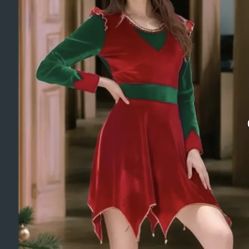 Disfraz Elfa/Duende Talla S