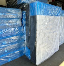 New Mattress Still in Plastic Wrap