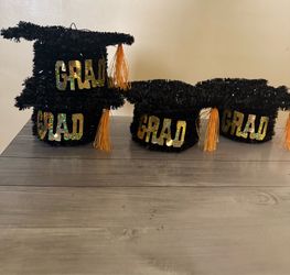 Graduation Centerpieces 🎓 Black & Gold Decor