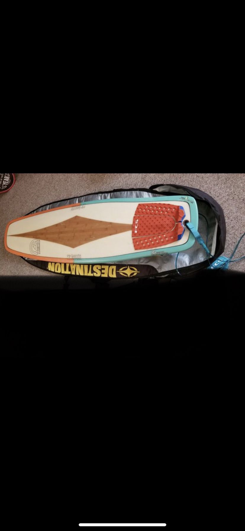 Ry Harris ecotech duckbill surfboard