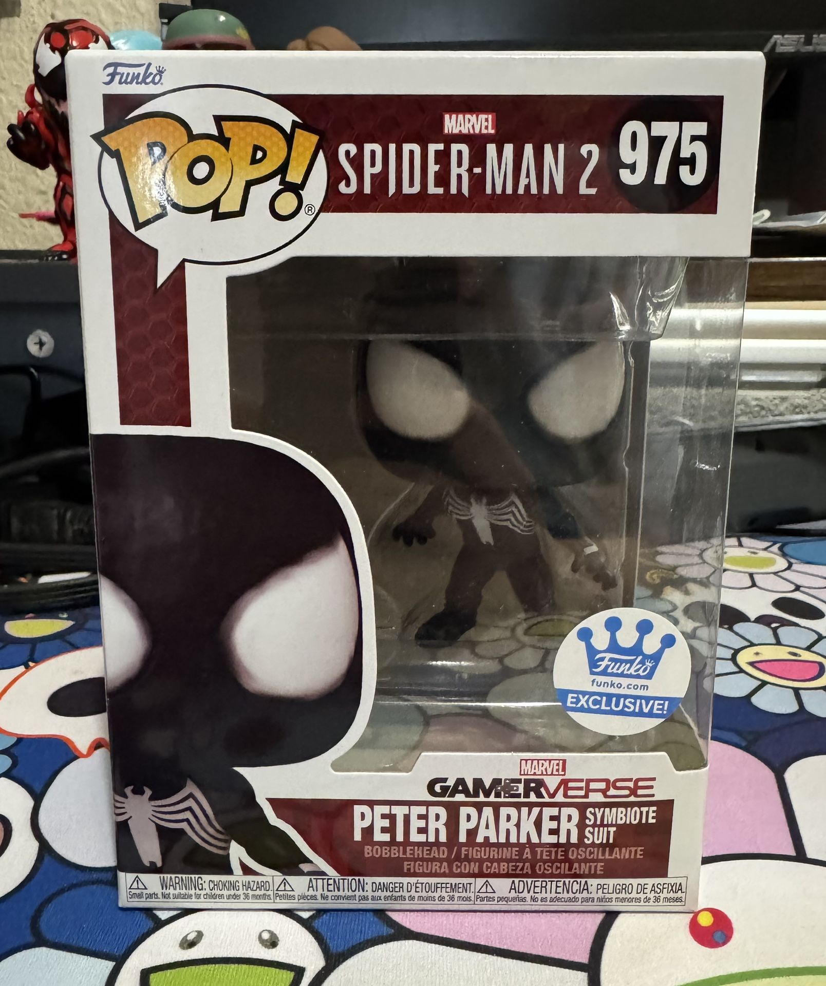Peter Park Symbiote Suit Funko Pop
