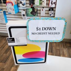 New Apple IPad 10th Gen Tablet - 90 DAY WARRANTY - $1 DOWN - NO CREDIT NEEDED 