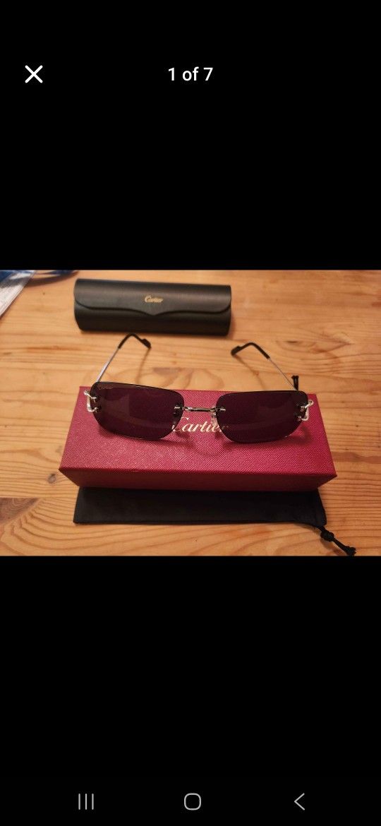 Cartier Sunglasses Classic C De Cartier Motif Mens Brand new.