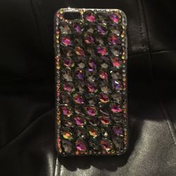 iPhone 8 Plus Tear Drop Rhinestone Back Case 