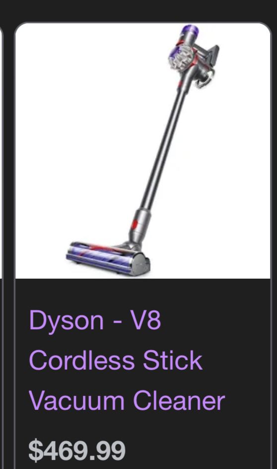 Brand New Dyson Cordless V8