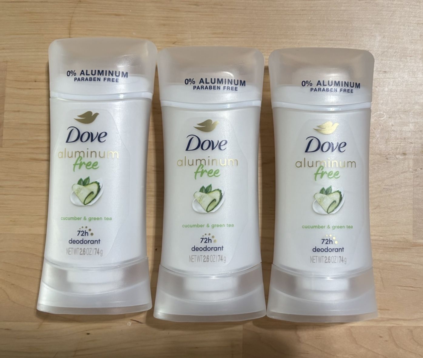 Dove aluminum free 