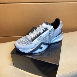 Fendi White/Black Sneaker New