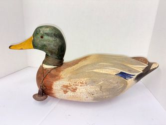 Signed Lac La Croix Duck Decoy
