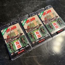 3 pack McFARLANE Page Punchers - 3" Figure + Comic Book - Ninja Spawn & Raven Spawn