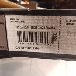Tile ceramic Cancun Beige new