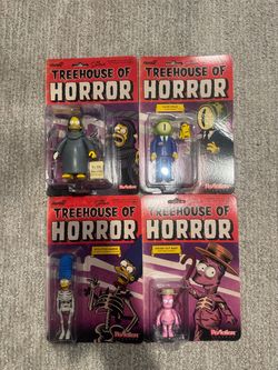 The Simpsons Treehouse of Horror ReAction Figures Set of 4