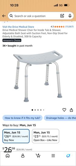 Shower chair