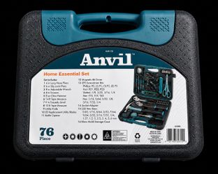 Anvil 76-Piece Home Tool Set