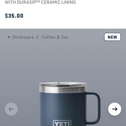 New Yeti Tumbler Mug