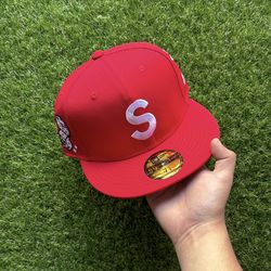 Supreme characters S logo fitted hat 7, 7 1/8, 7 1/4, 7 3/8