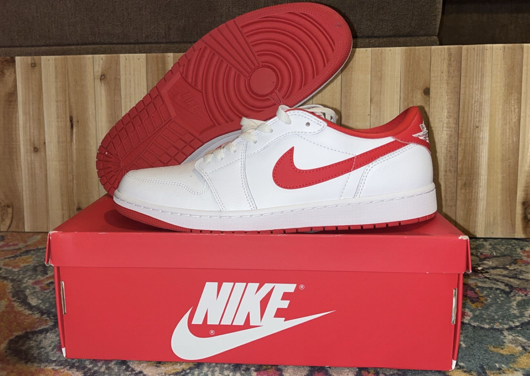 Size 13 - Air Jordan 1 Retro OG Low University Red