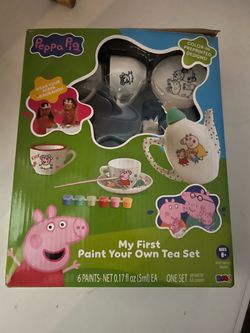 Peppa pig tea set