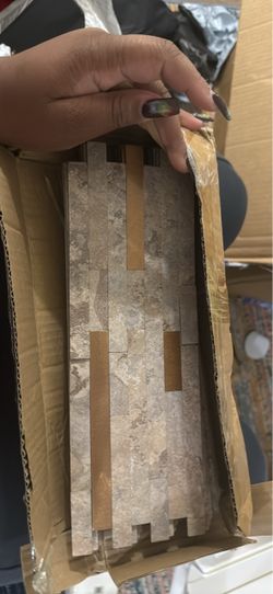 Natural Stone Stacked Tile Panel