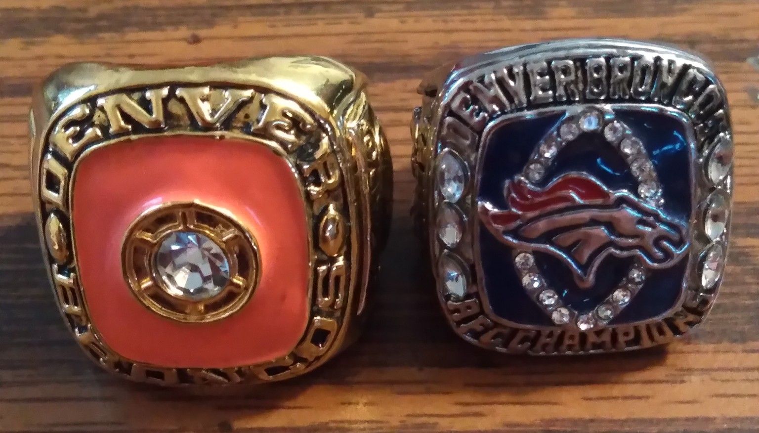 Denver Broncos Championship Ring Set