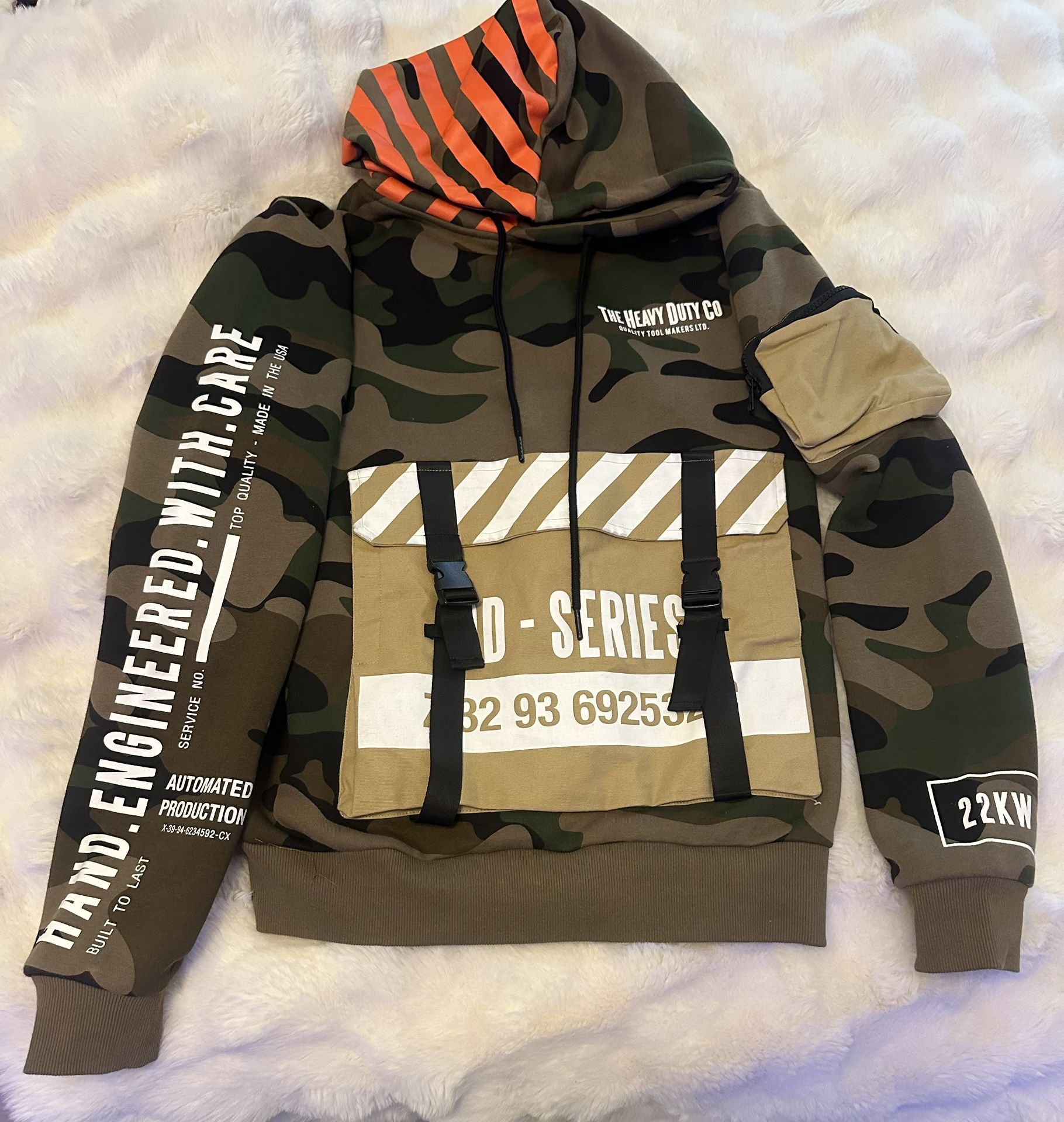 Smoke Rise Pullover Hoodie Green Camouflage