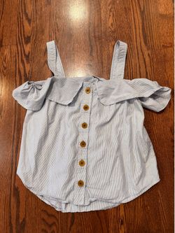 Anthropologie Maeve Canopy Off Shoulder Top Size 8