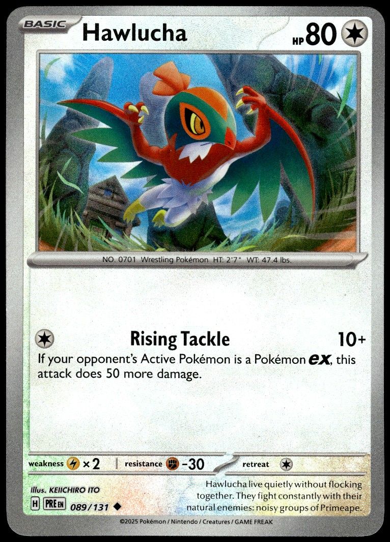 Hawlucha [Poke Ball] #89 Pokemon Prismatic Evolutions