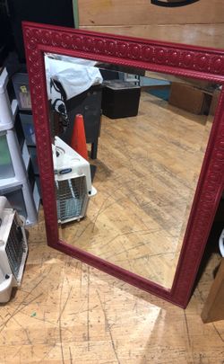Large mirror it’s height 42, and wide 30