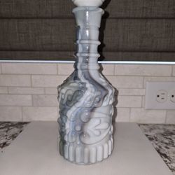 Vintage 1972 Jim Beam Marbled Decanter