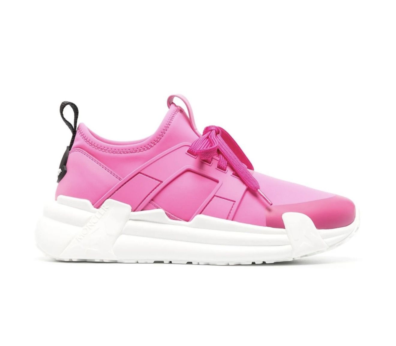 Moncler Pink And White Sneakers