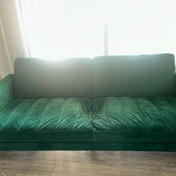 Green Velvet Futon