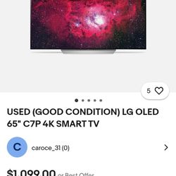 65inch LG C3 Oled Smart TV 
