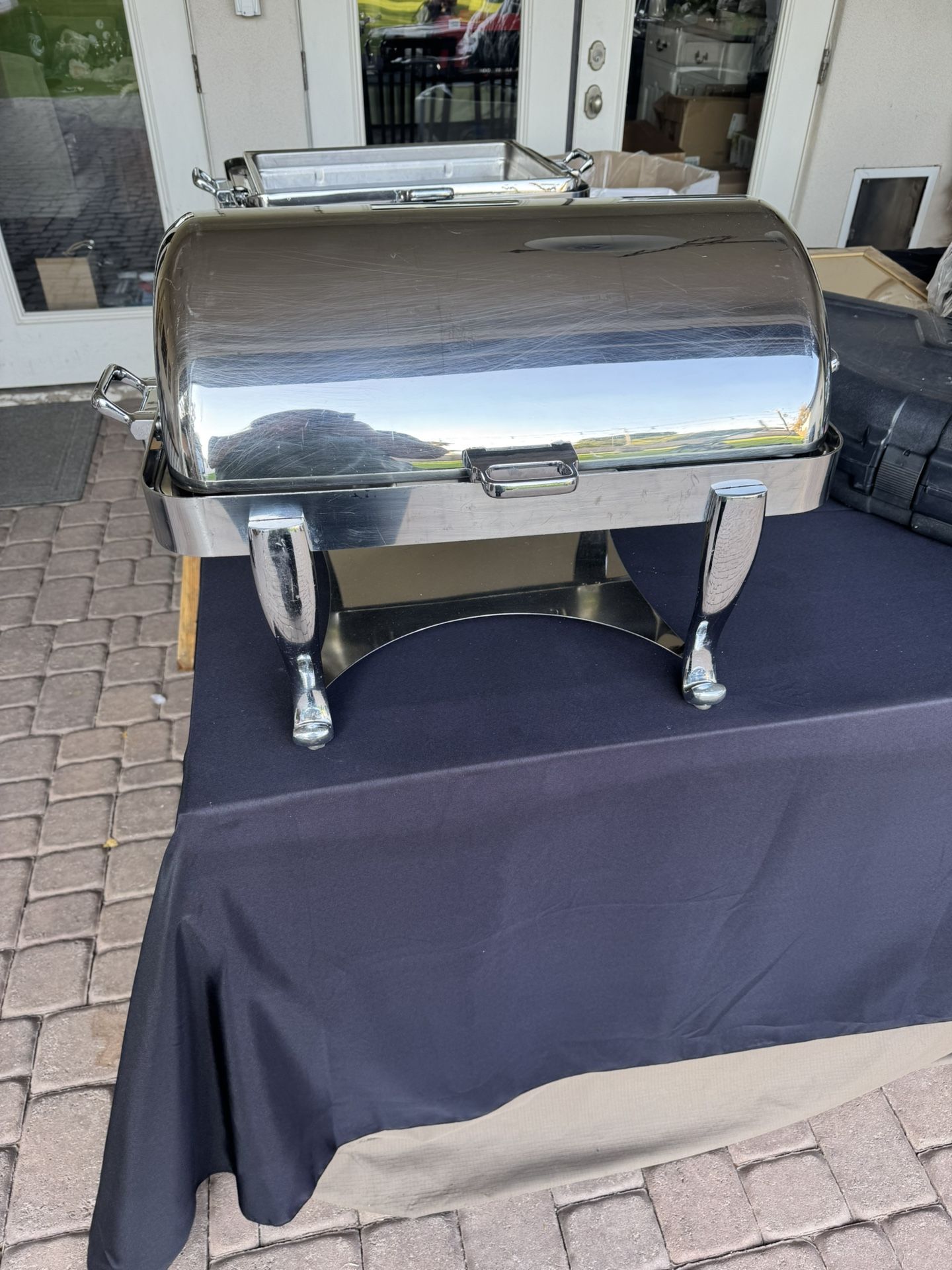 4 Large Chafing Pans and MORE