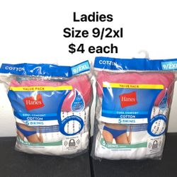 New! Hanes Woman’s Underwear 