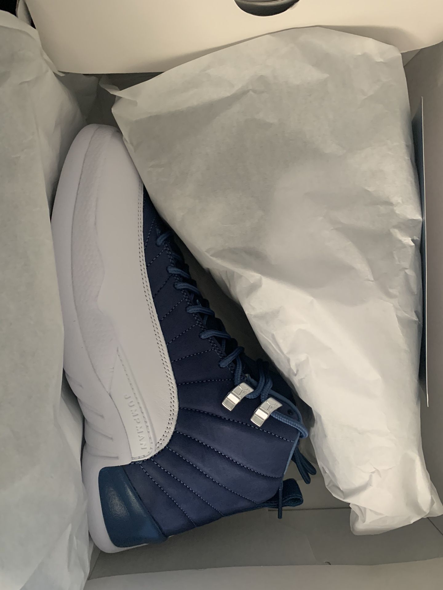 Stone Blue Blue And White Air Jordan 12 Air Jordan 12 Stone Blue