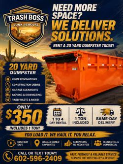 20 yard dumpster
