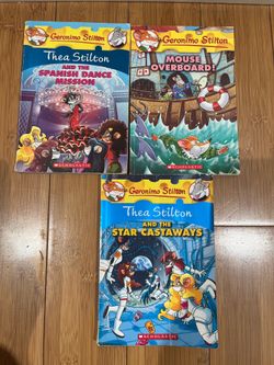 3 Geronimo Stilton Books