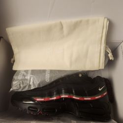 UNDEFEATED X NIKE AIR MAX 95 SP - BLACK/ METALLICSILVER