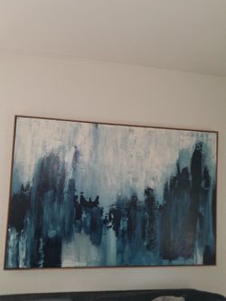 Big blue painting