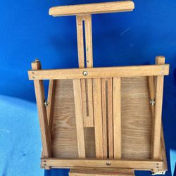 Table Top Artist Easel  Expandable Natural Wood 