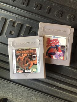 Pit-Fighter and Bases Loaded for Nintendo GameBoy.
