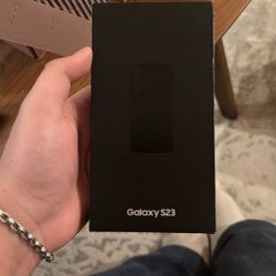 Samsung S23 128GB  Phantom Black UNLOCKED Unused In Box 