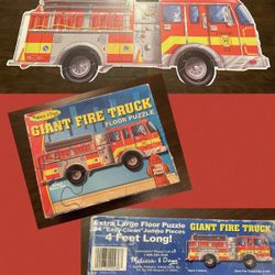 Fire Truck Floor Puzzle