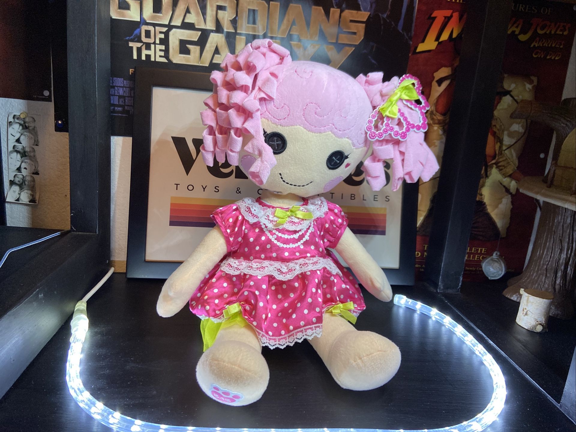 Build A Bear Lalaloopsy Doll Large 20" Plush Jewel Sparkles Stuffed W Outfit VG+