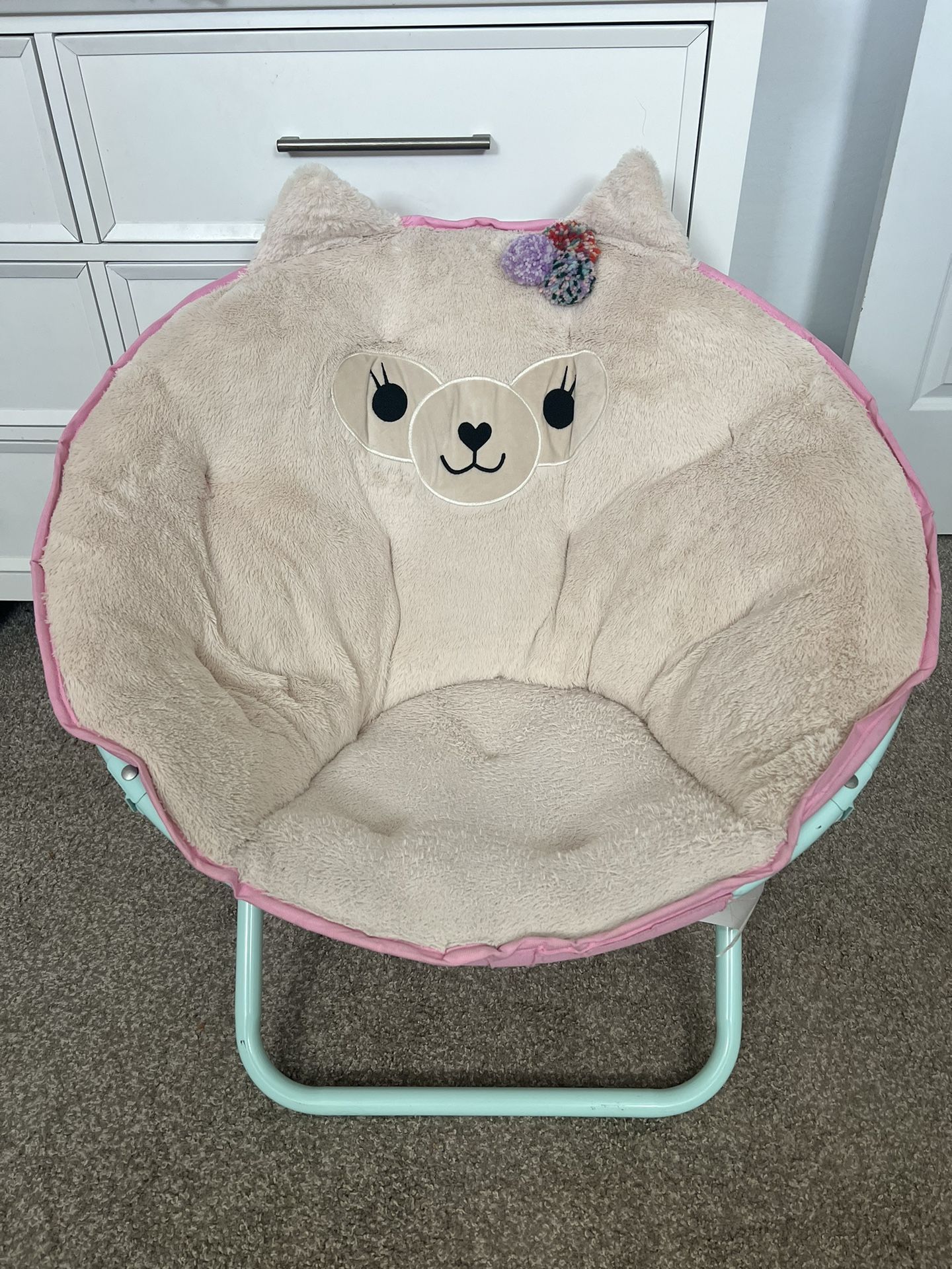 Kids Plush Saucer Chair