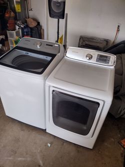 Samsung WASHER and electric dryer Large Capacity
