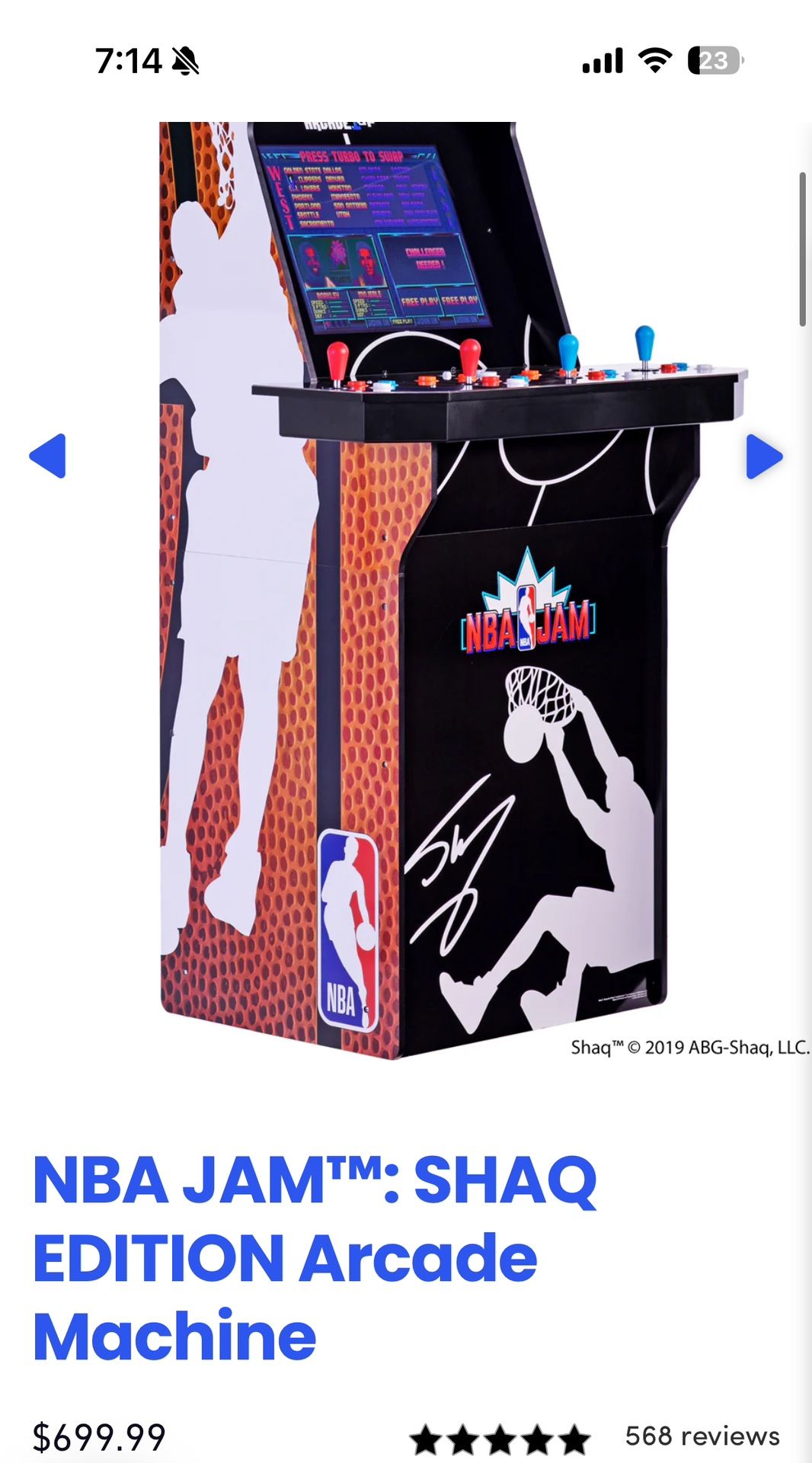 NBA JAM Arcade 1 UP