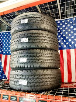 💰 Best deals are ca$h in person 4 USED TIRES P275/60R20 GOODYEAR WRANGLER SRA ALL SEASON TRUCK PICKUPS JEEPS SUB TIRES 275 60 20