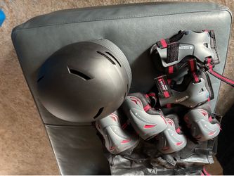 Skating Helmet, knee, elbow & wrist guards