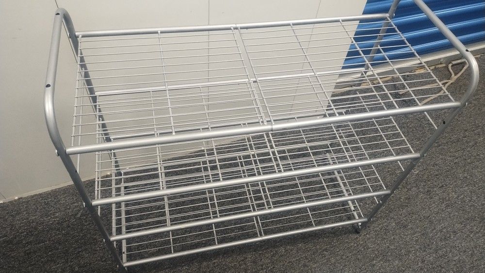 Sturdy Shoe/Organizer Rack With Wheels
